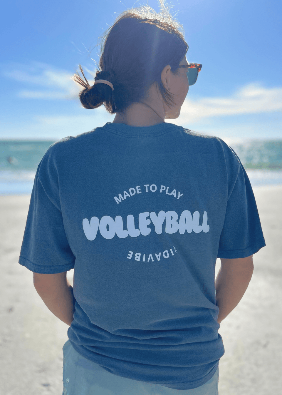 Made To Play Volleyball Tee